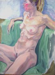 Unfinished study of Amy - click here to see an enlargement (opens a new window in front of this page)